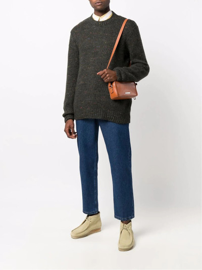 A.P.C. crew neck knitted jumper outlook