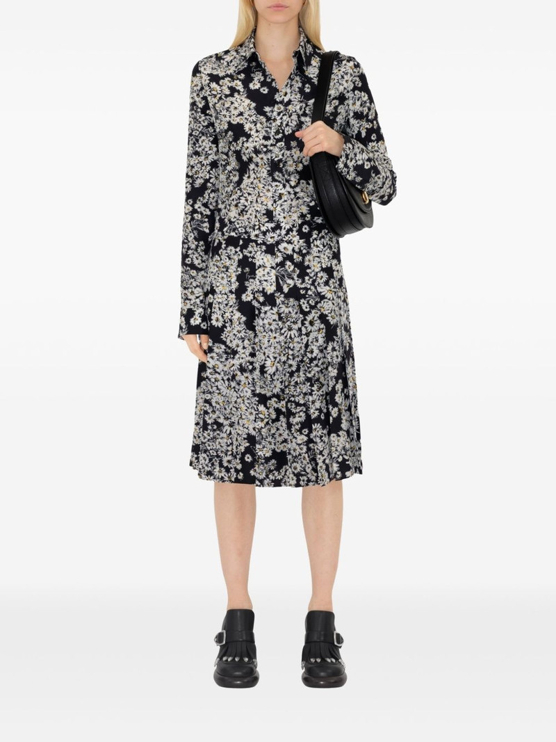 Burberry daisy-print silk shirt outlook
