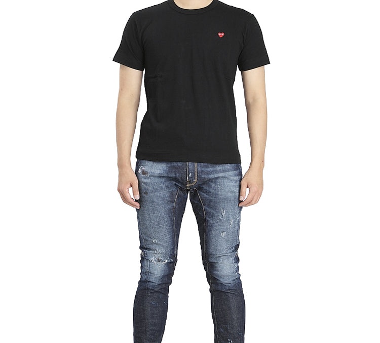 COMME des GARCONS PLAY Small Heart T-Shirt 'Black' AZ-T200-051-1 - 3