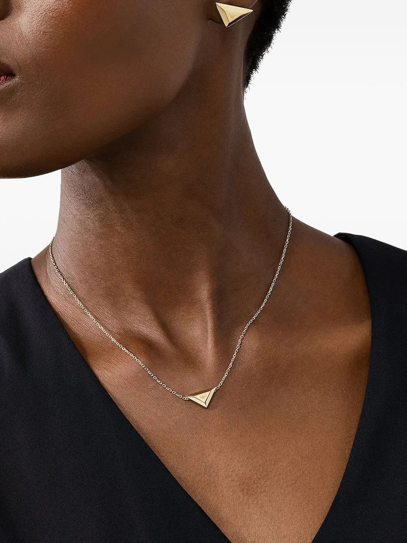 EMPORIO ARMANI logo-pendant jewellery set outlook