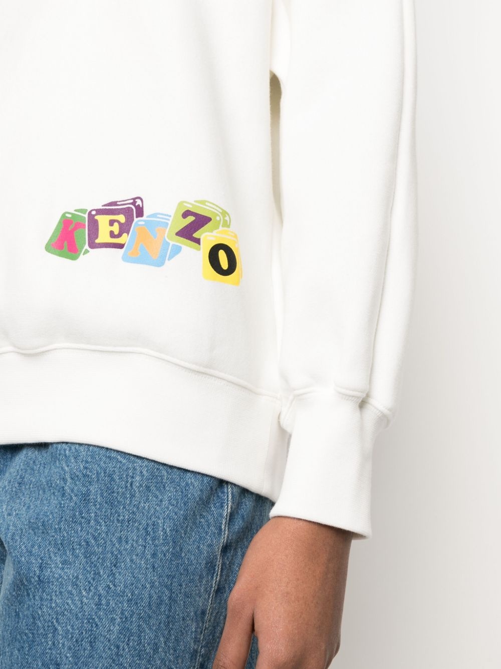 graphic-print long-sleeve sweatshirt - 5
