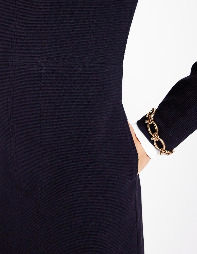 Cornelia Ottoman Dress-Black 3