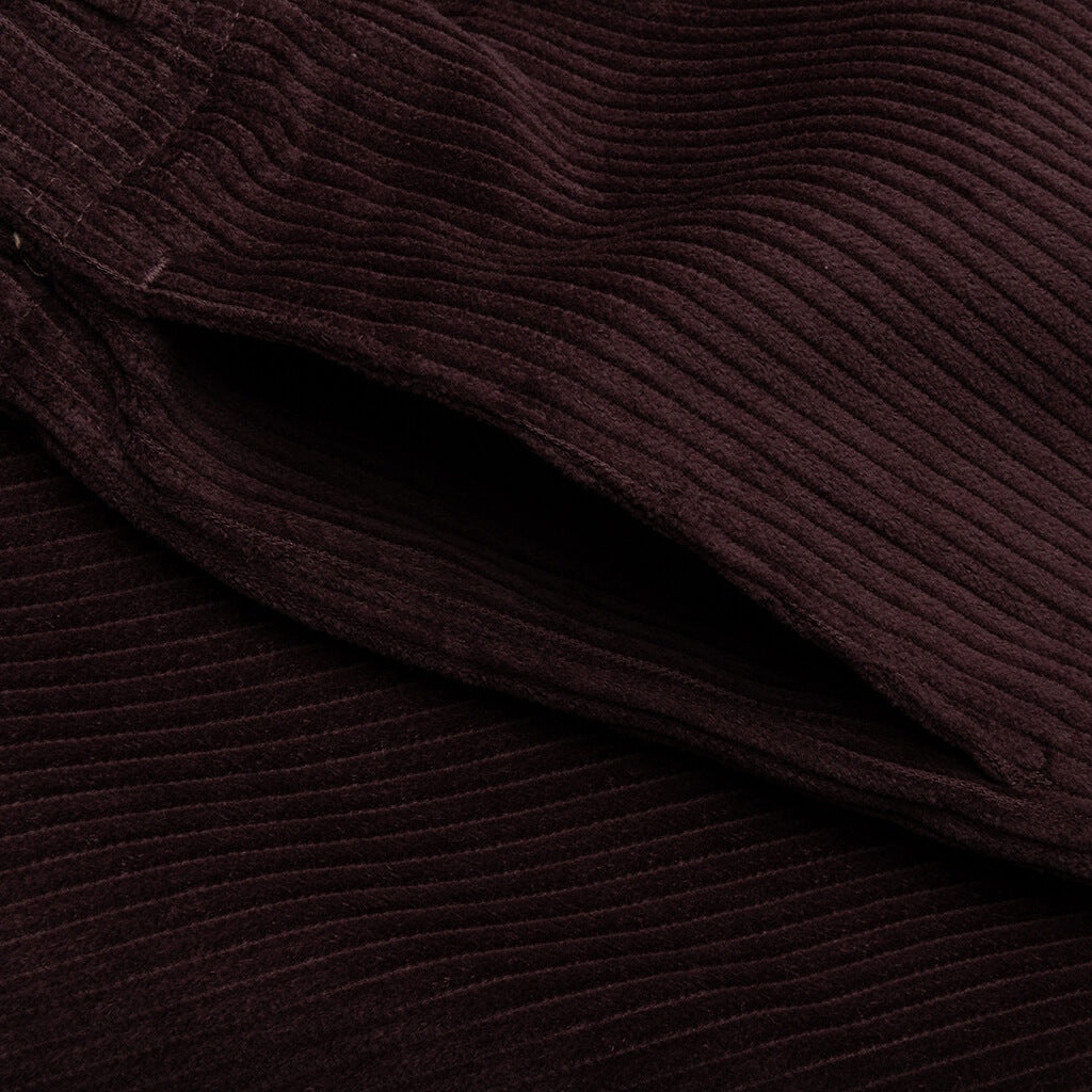 WOMEN'S RELAXED TROUSER - PLUM - 4