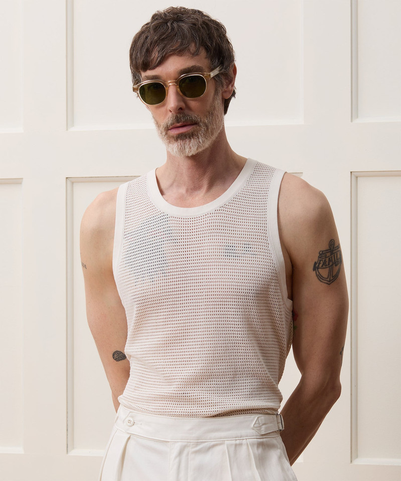 TODD SNYDER Luxe Mesh Tank outlook