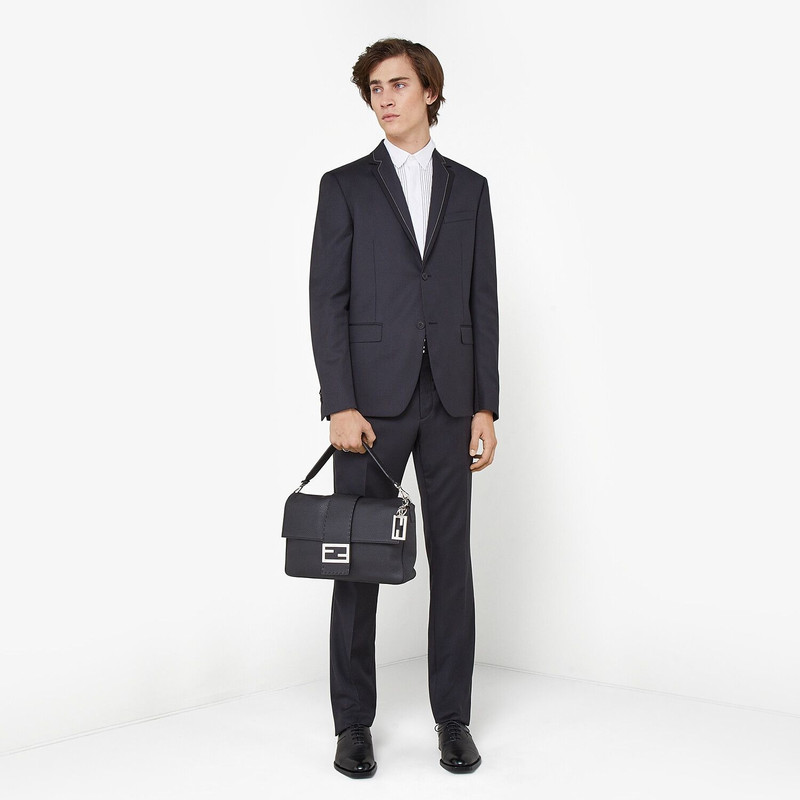 FENDI Palladium-finish metal key ring outlook