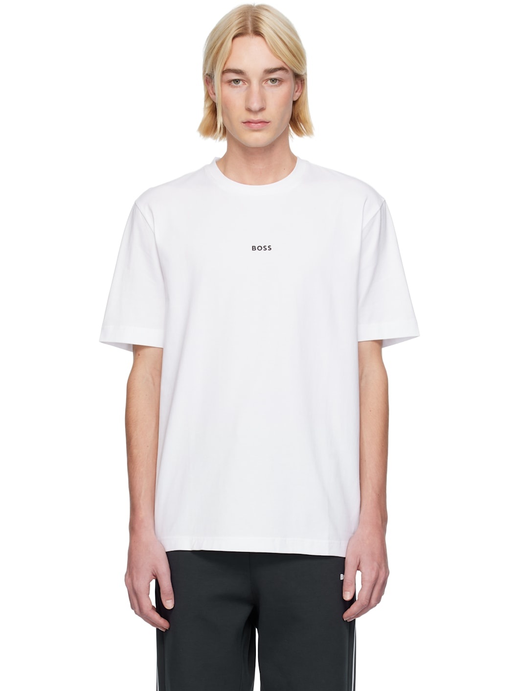 White Relaxed-Fit T-shirt - 1