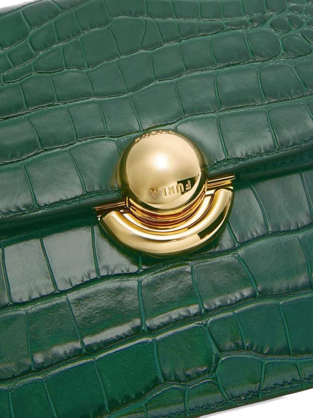 small Sfera crocodile-effect cross body bag - 4