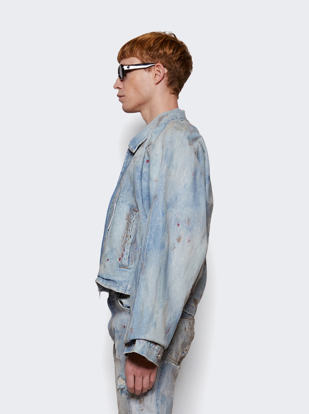 Painted Rose Trucker 3 Denim Jacket Indigo - 4