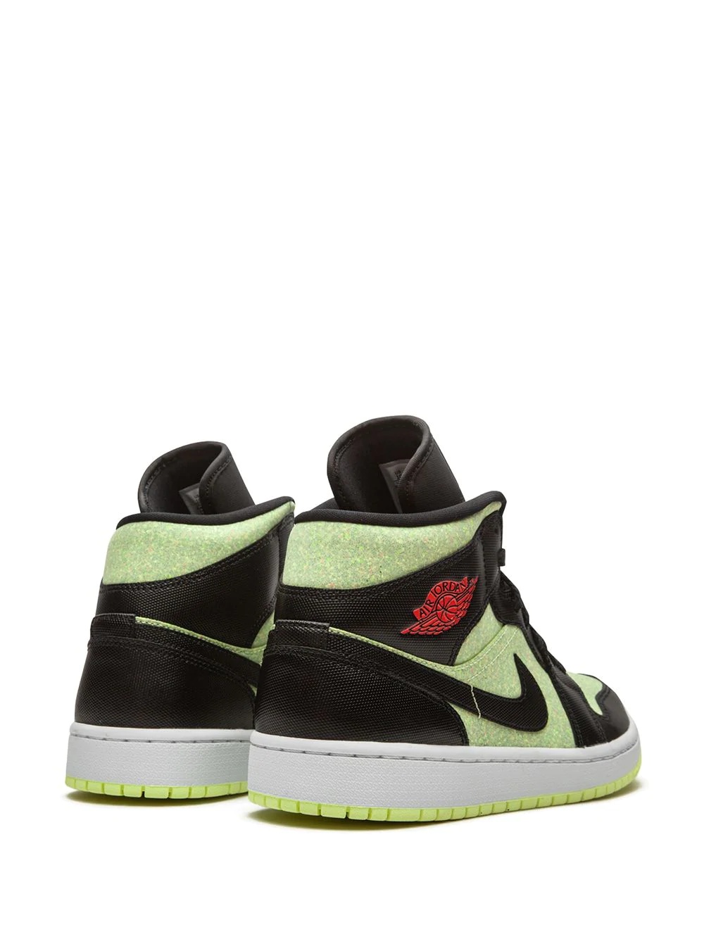 Air Jordan 1 Mid SE "Barely Volt/Chile Red" sneakers - 3