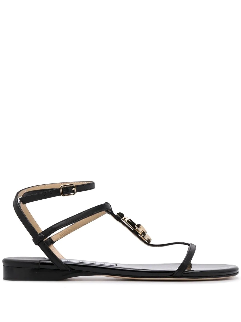 Alodie logo flat sandals - 1