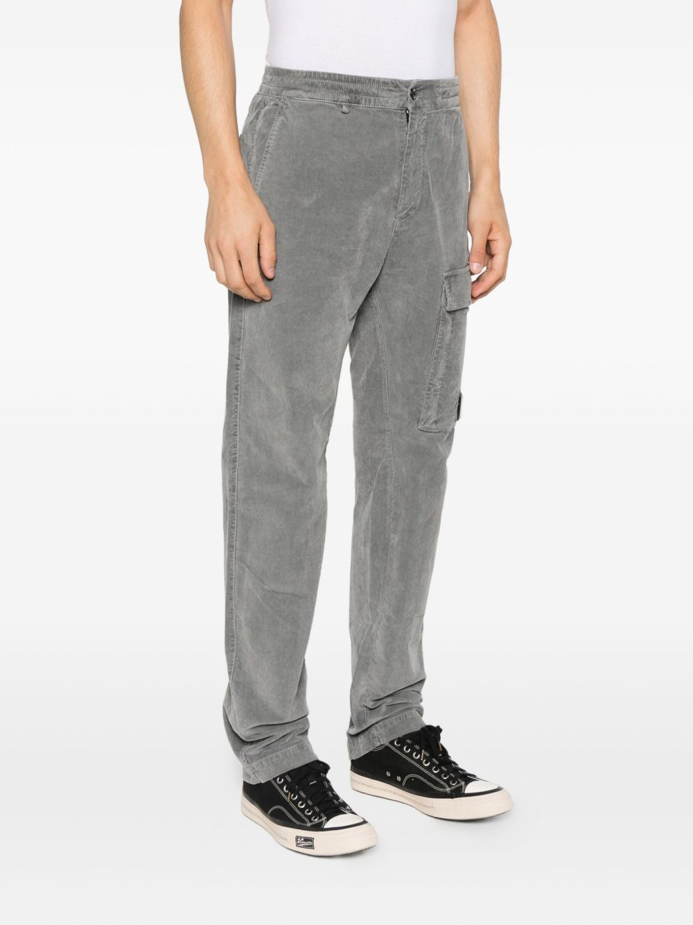 pocket-detail cargo trousers - 3