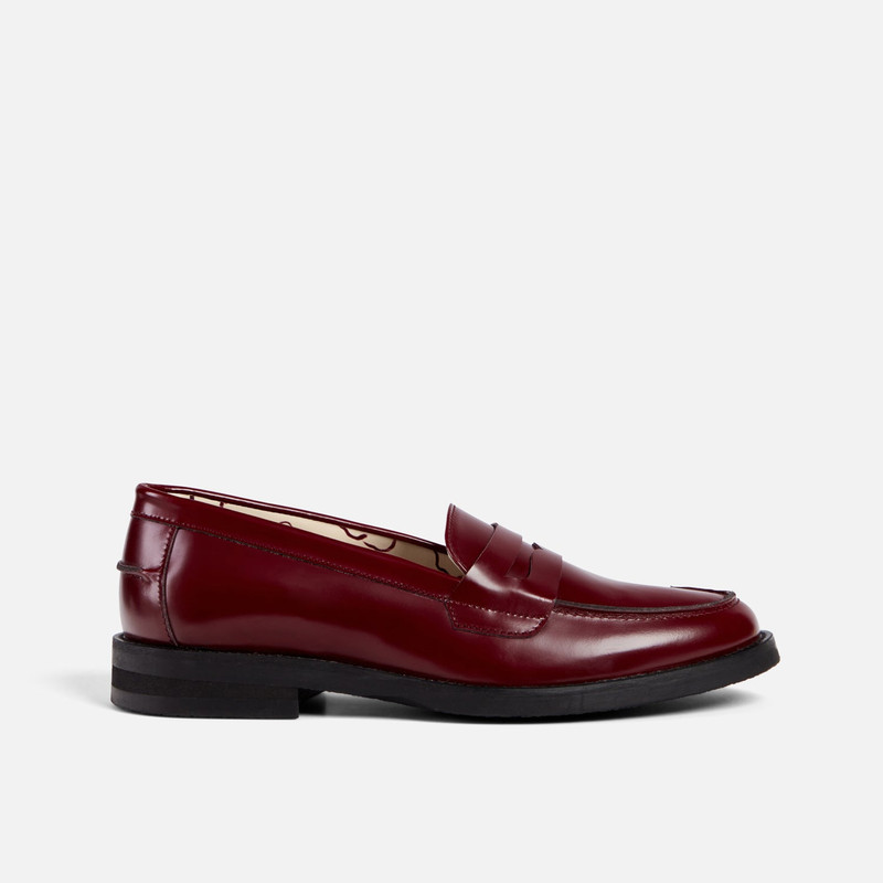 Wilde Burgundy Penny Loafer - Women's 1