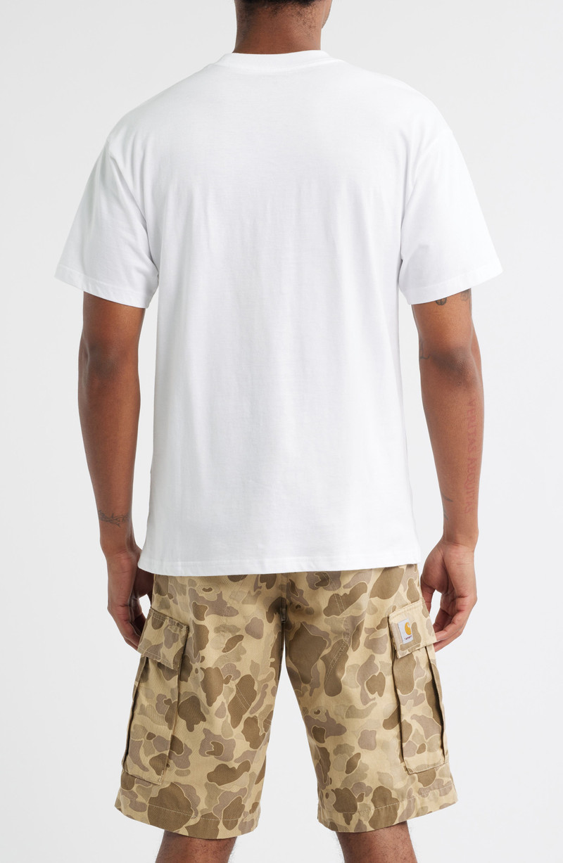 Carhartt Carhartt Work In Progress Jacob Rochester Organic Cotton Graphic T-Shirt in White at Nordstrom outlook