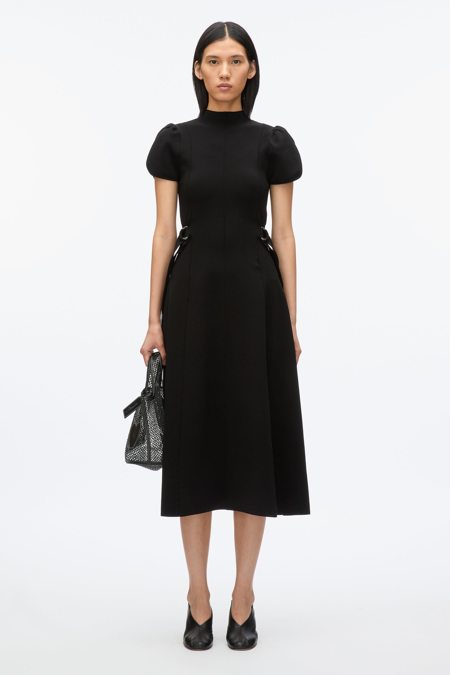 Compact Rib Tulip Dress - 1