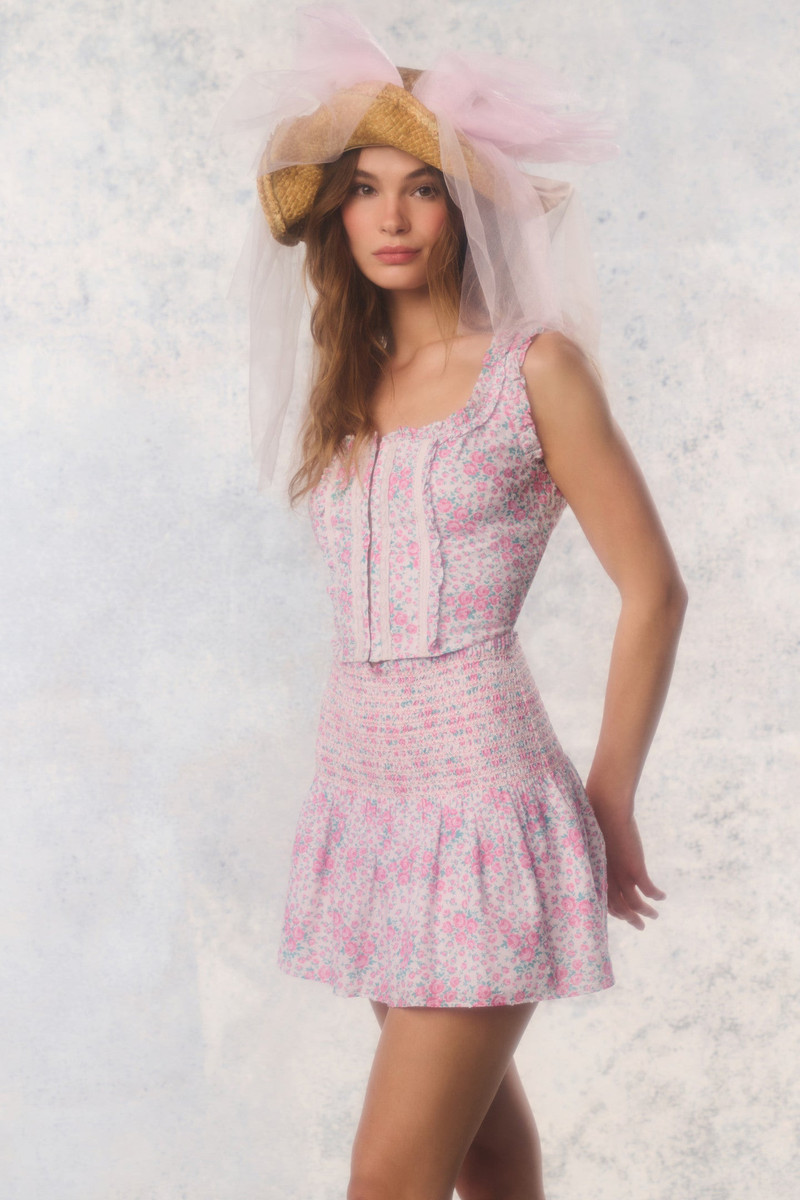 Re-Edition Georgie Floral Cotton Bustier 4