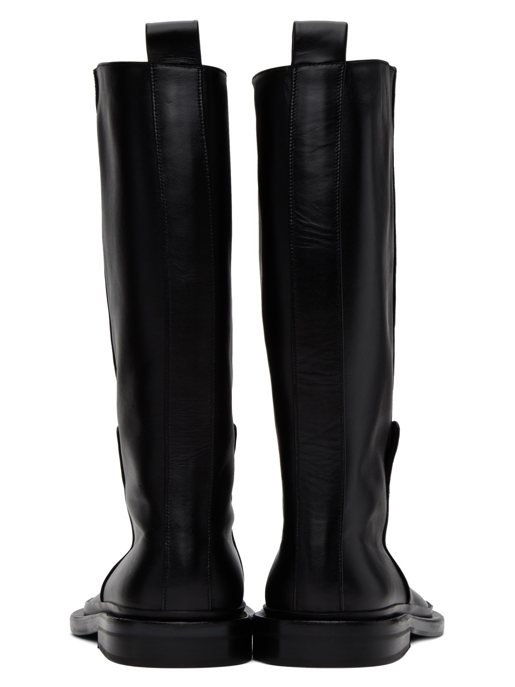 Black Pull-Loop Boots - 2