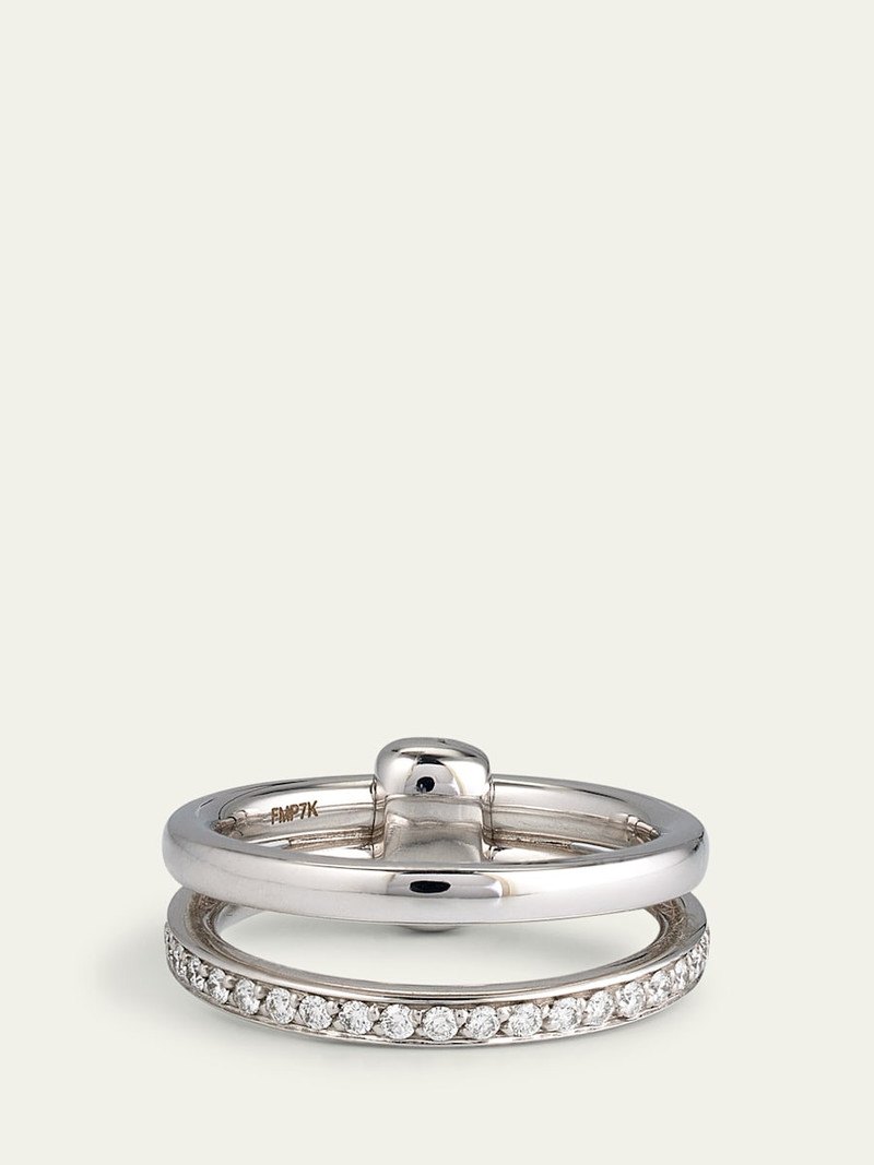 Pomellato Iconica 18k White Gold Diamond Ring outlook
