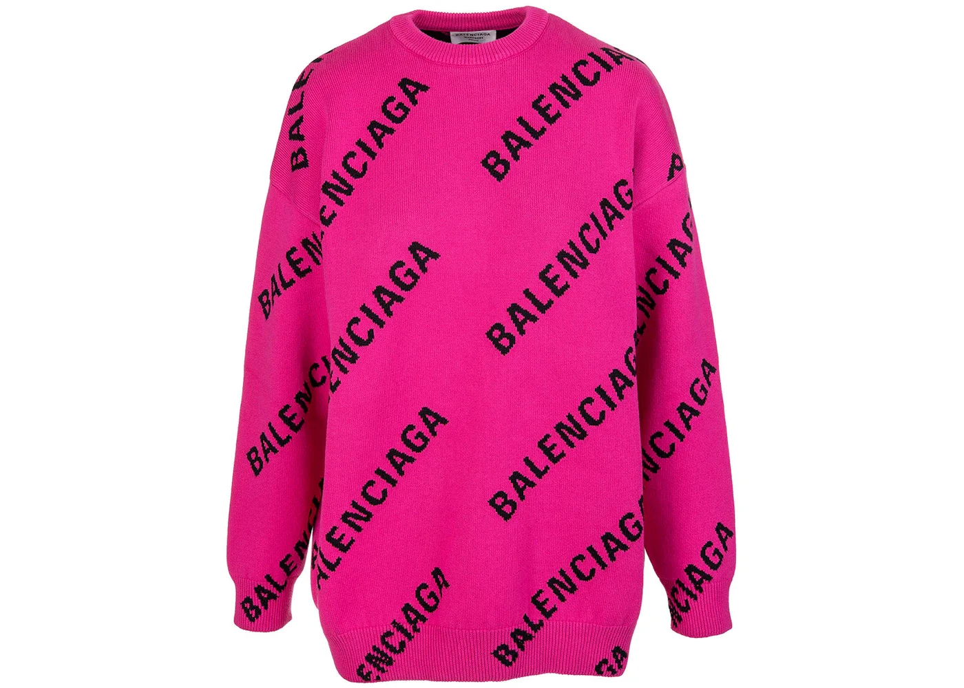 Women's Allover Logo Sweater in Purple - 1