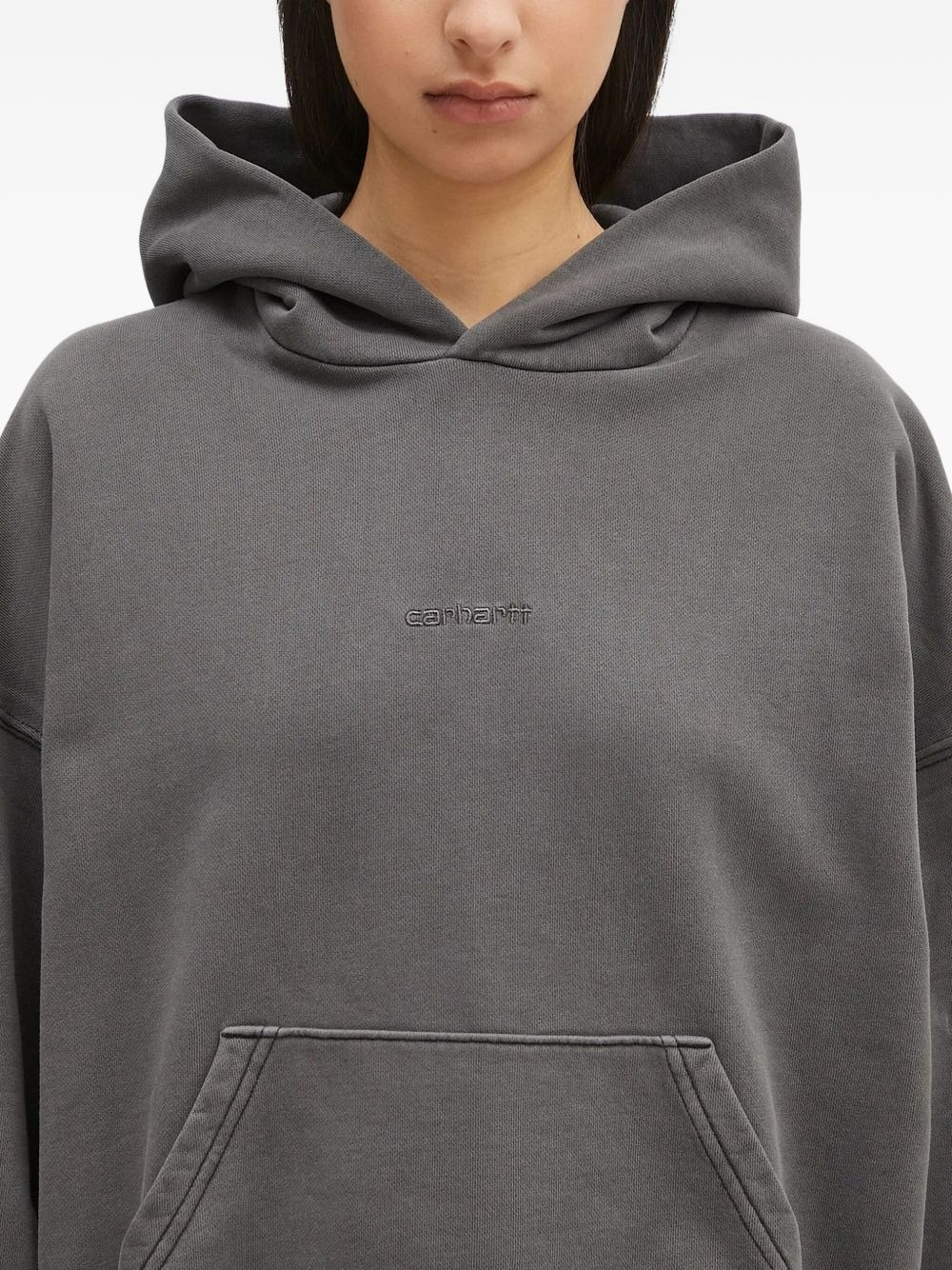 Benton embroidered-logo hoodie - 4