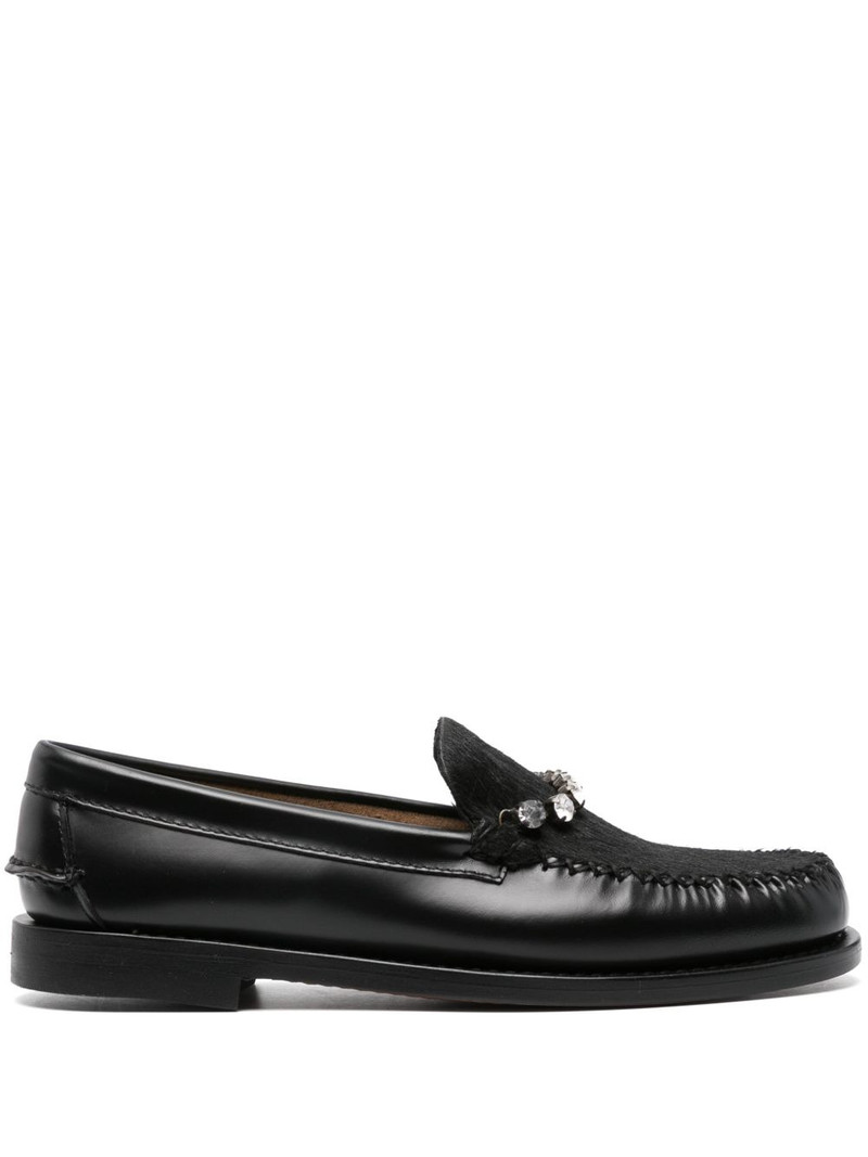 crystal-embellished loafers 1