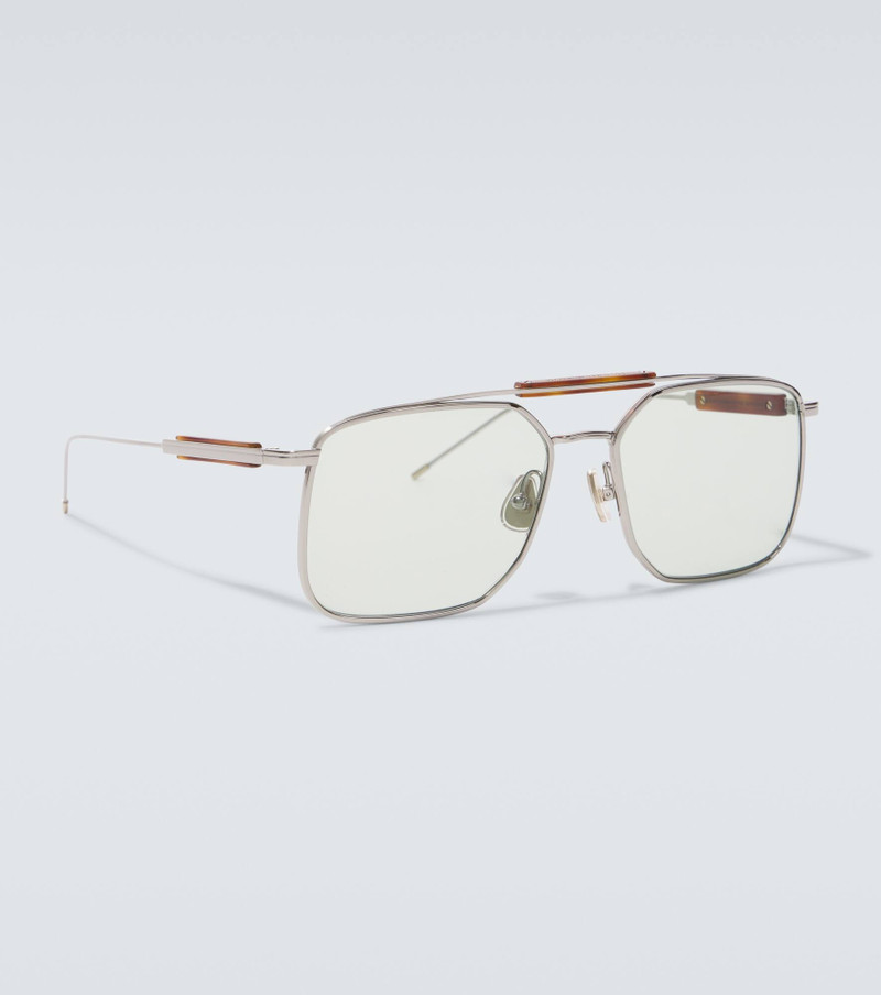 Brunello Cucinelli Sartorial Sunset aviator sunglasses outlook