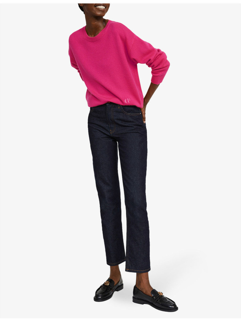 Claudie Pierlot Madi logo-embroidered cashmere jumper outlook