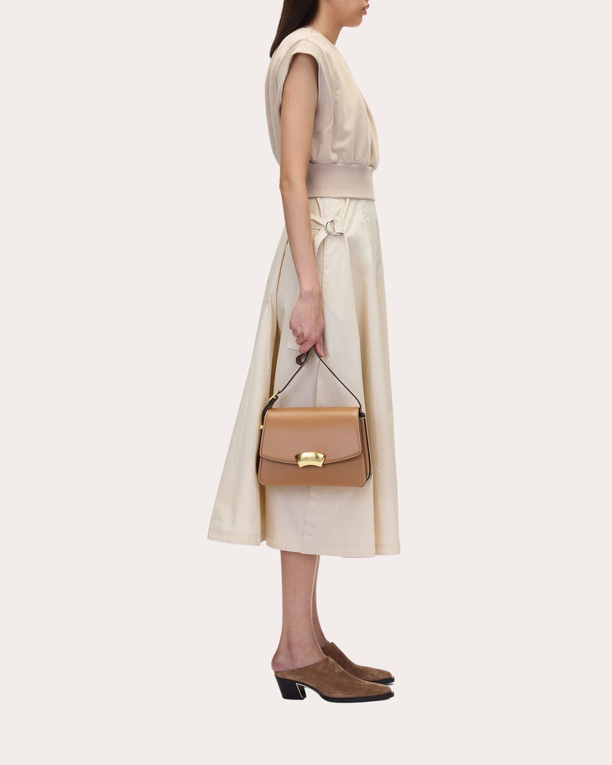 Medium ID Leather Shoulder Bag - 6