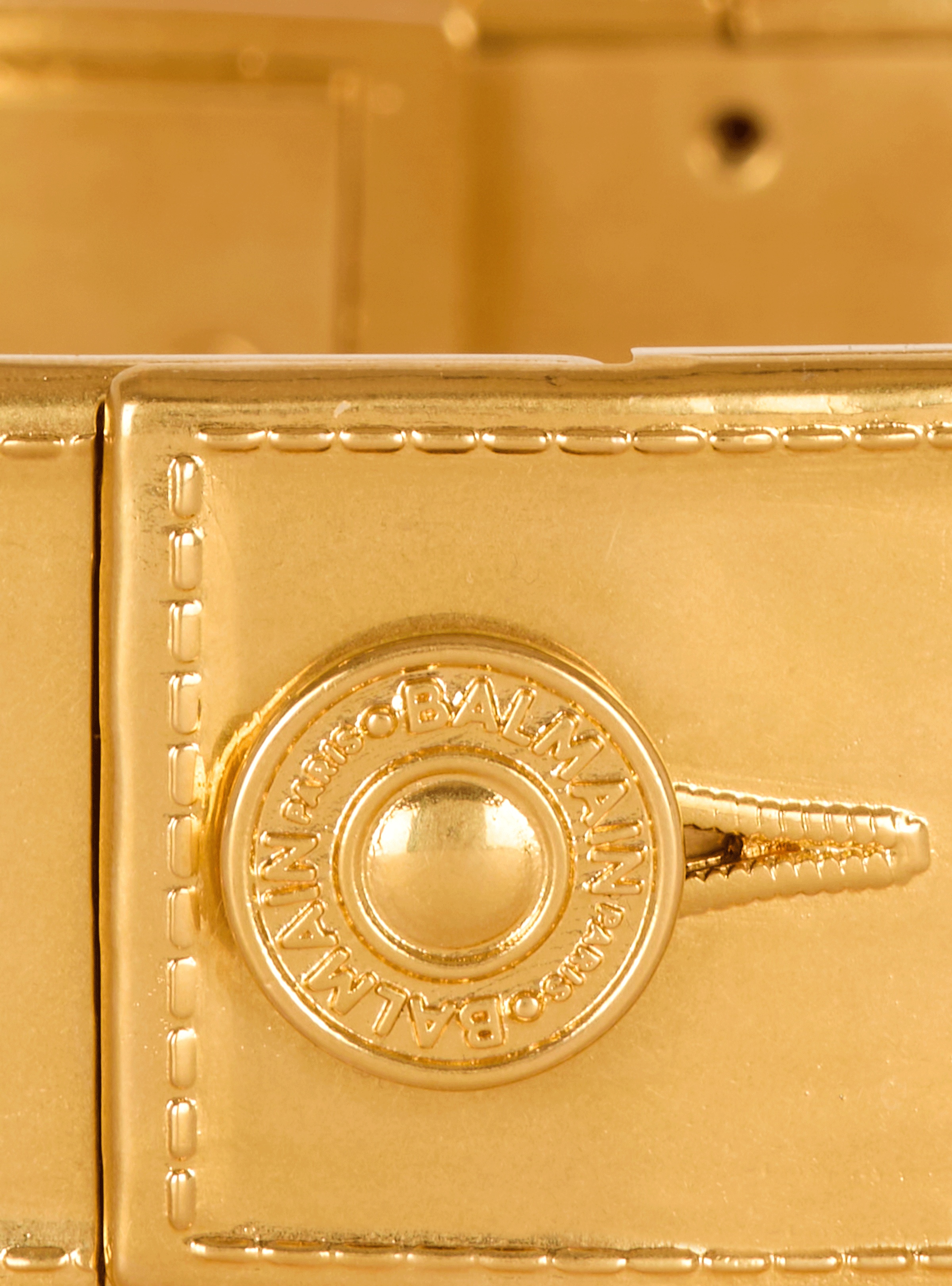 Brass belt with jeans effect - 4