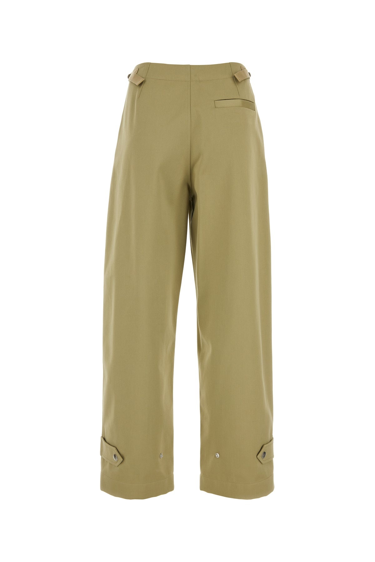 Military green cotton pant - 2