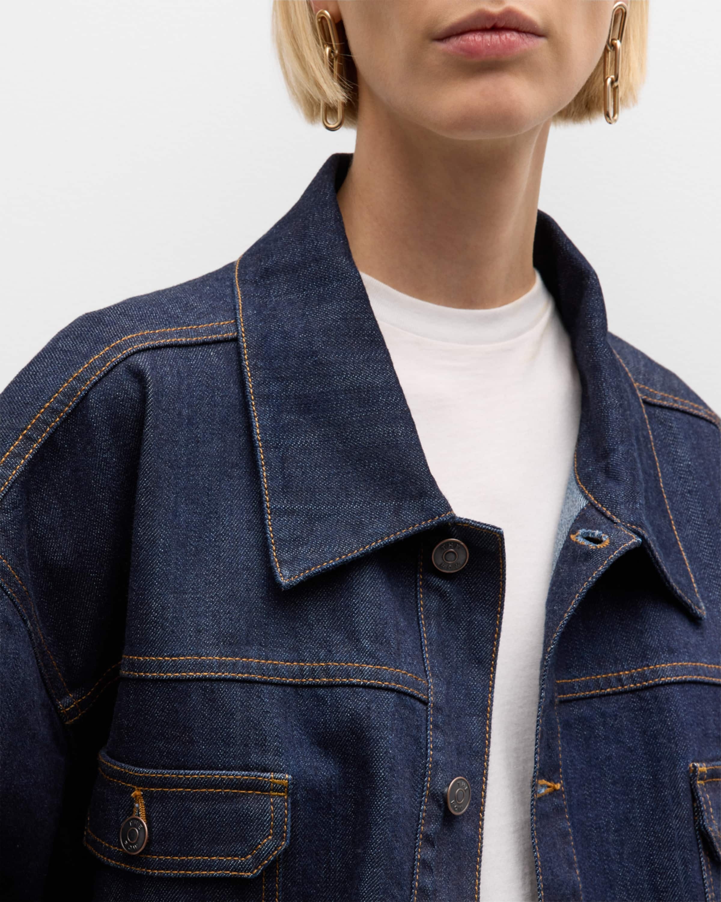 【国内発送】THE ROW ジャケット Ness denim jacket Ness Jacket Blue in Cotton – The Row