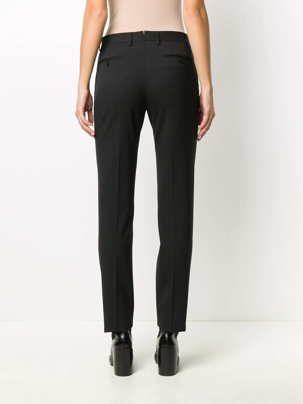 slim-fit tailored trousers - 4