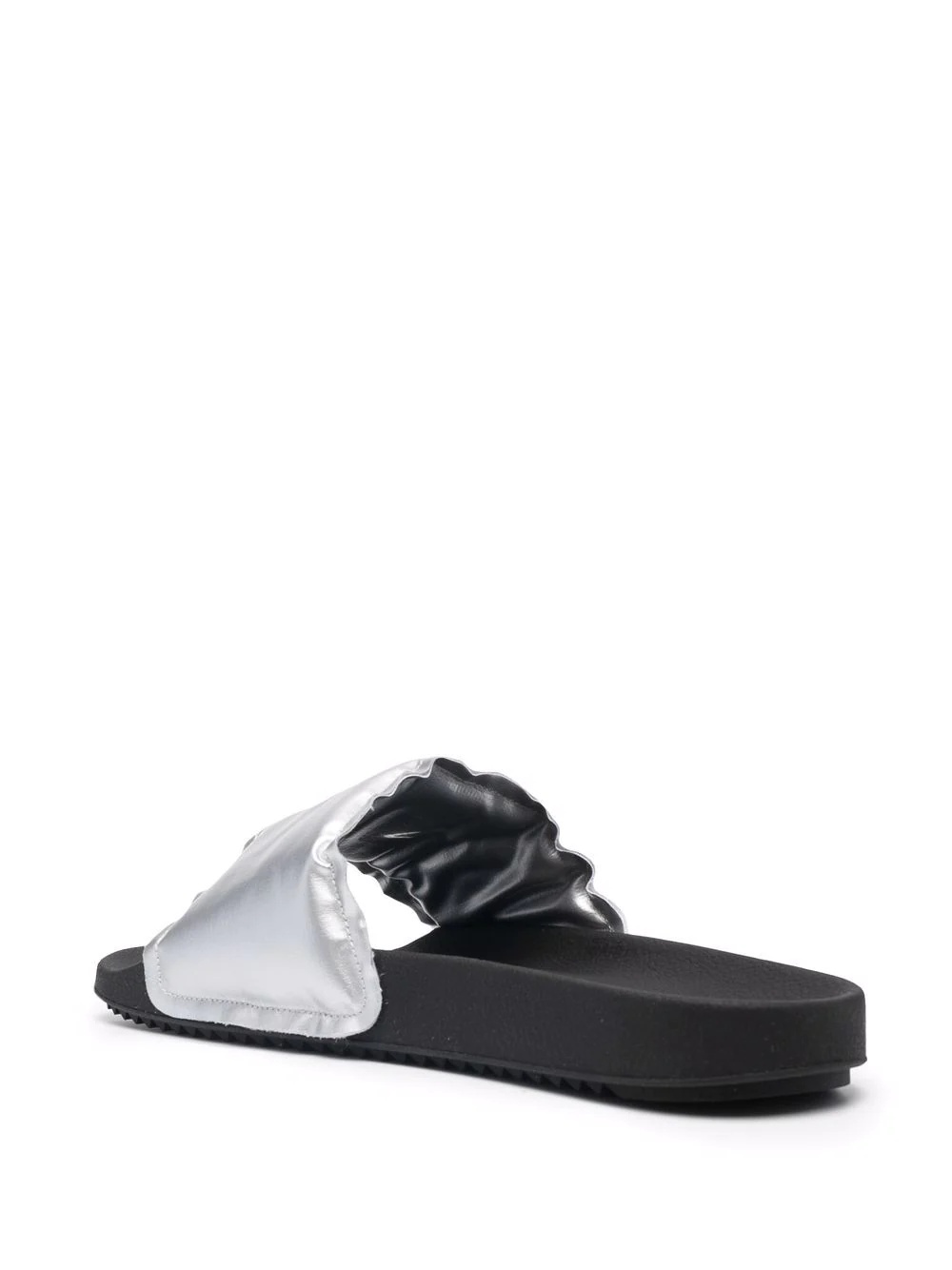 Puffer open-toe slides - 3