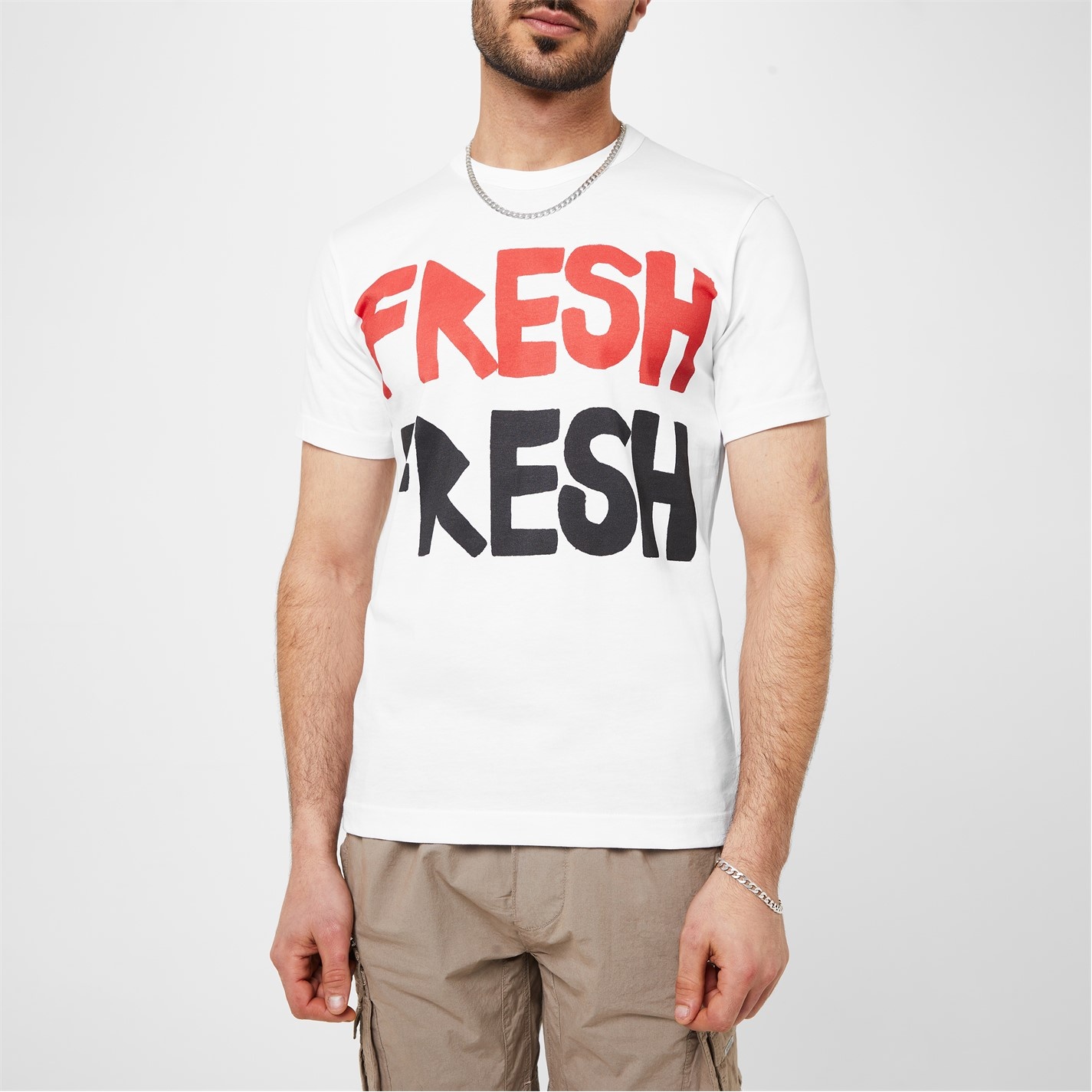 'Fresh Fresh' Print T-Shirt - 4