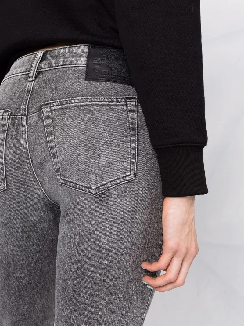 high-rise D-Jevel slim jeans 3
