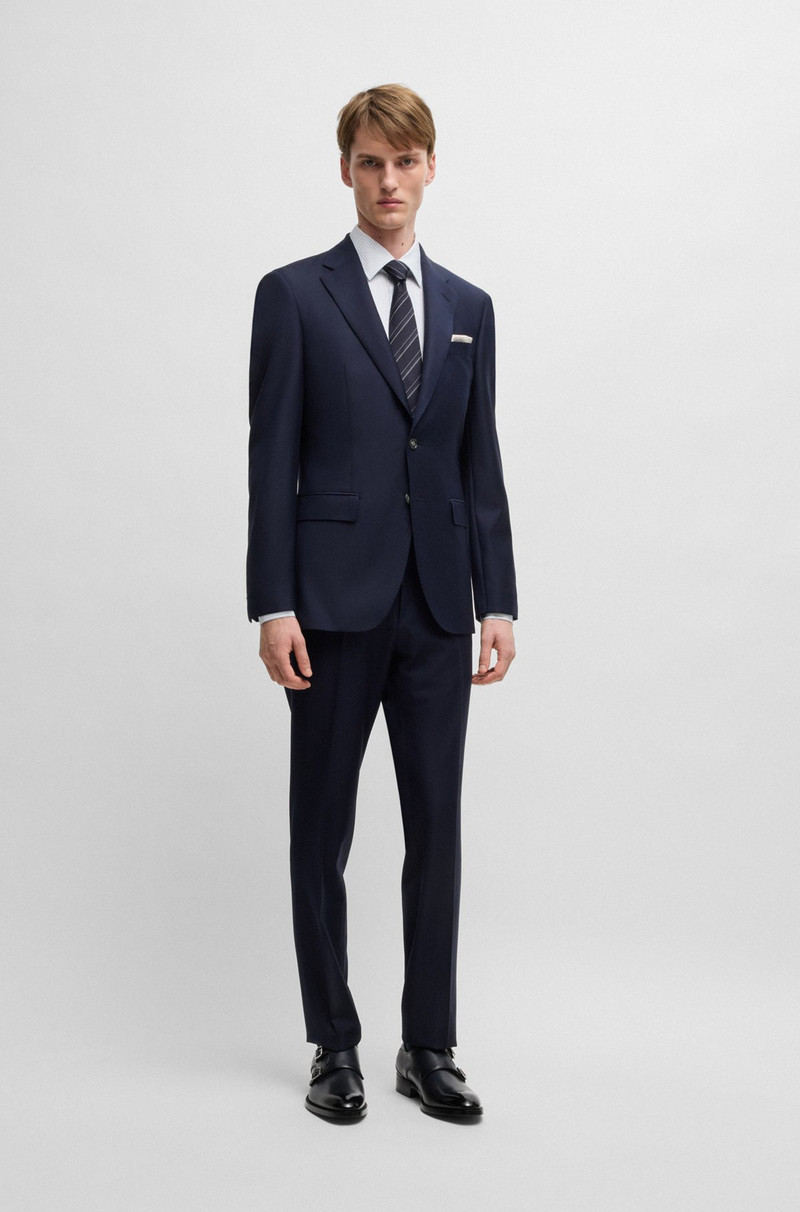 BOSS DOUBLE-STRAP MONK SHOES IN BURNISHED LEATHER outlook