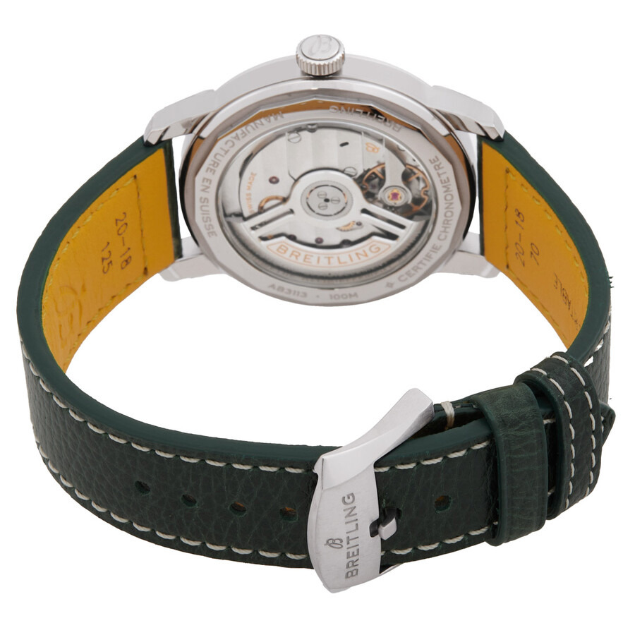 Breitling Top Time B31 Hand Wind Chronometer Green Dial Men's Watch AB3113171L1X1 - 3