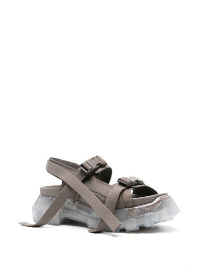Rick Owens Tractor chunky leather sandals outlook