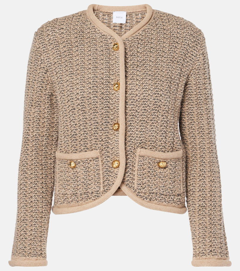 Wool and alpaca cardigan - 1