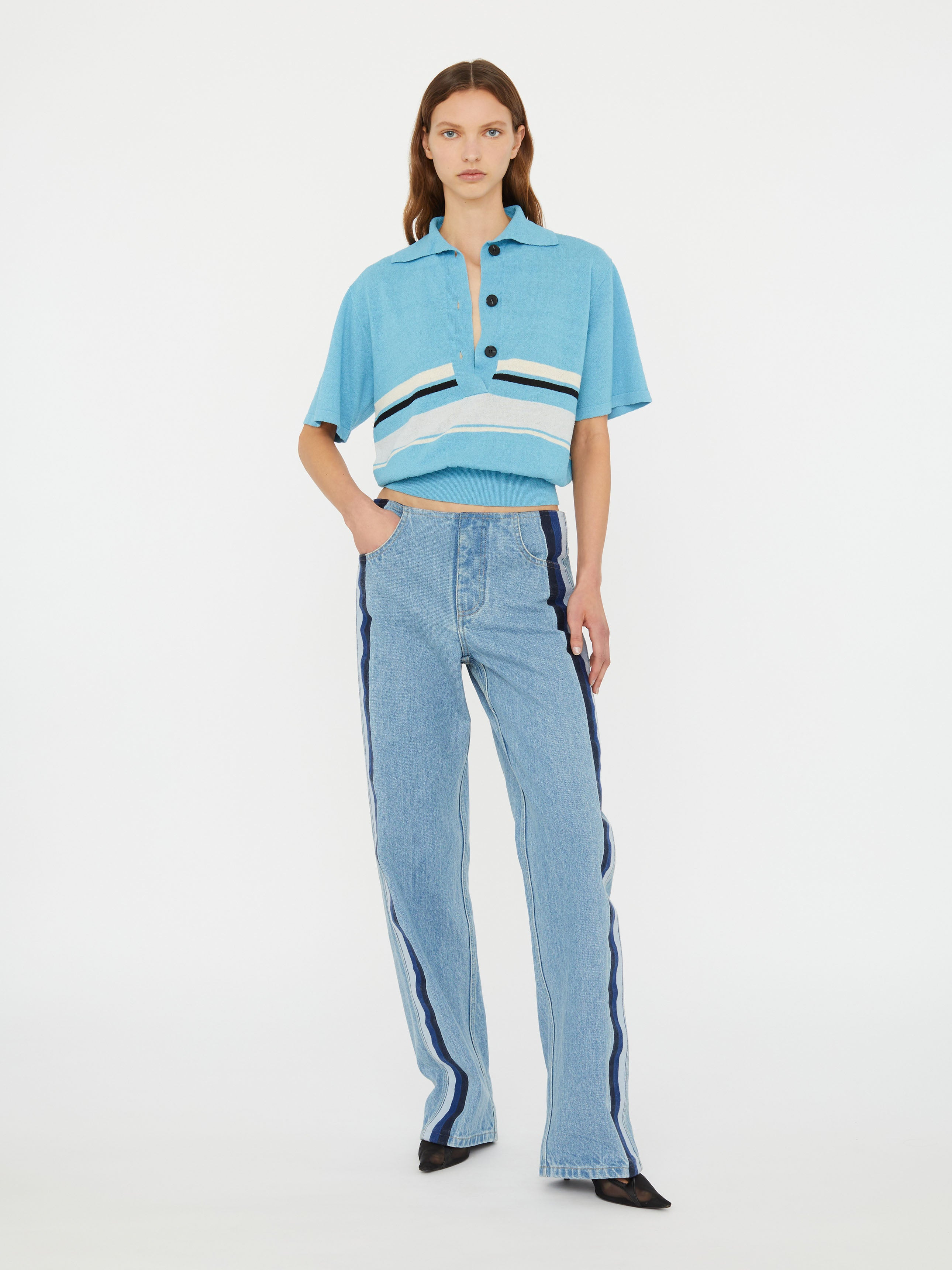 Straccio Knitted Clean Polo - 5