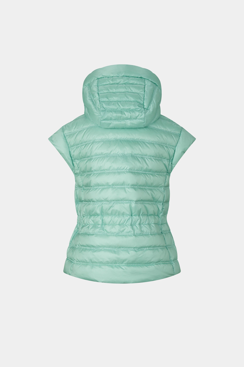 Ennie lightweight down vest in Mint 8
