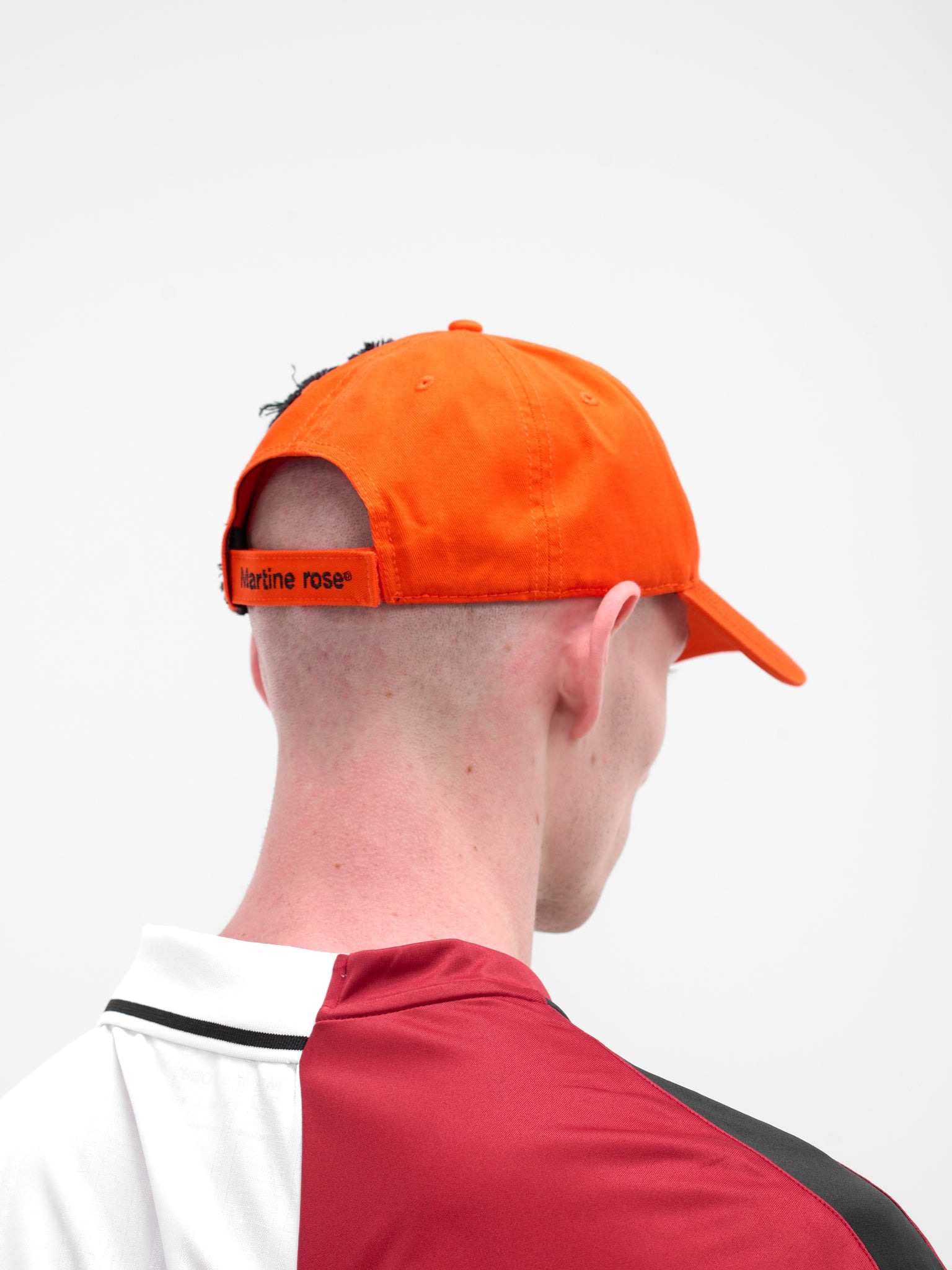 Orange Collage Distressed Cap - 3