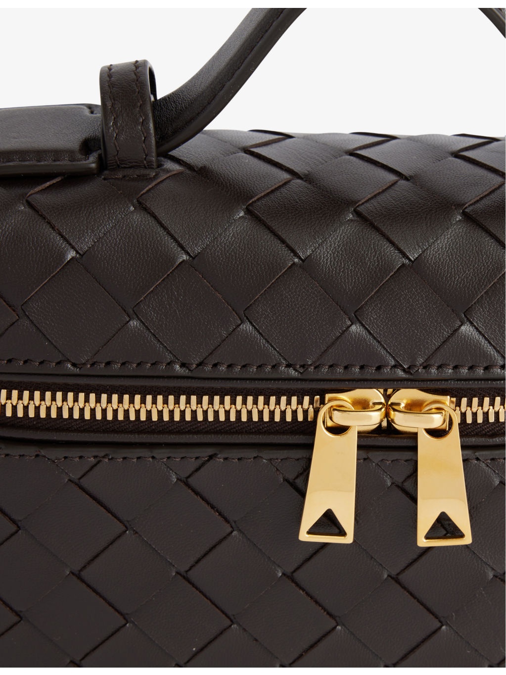 Bang Bang intrecciato leather vanity case - 4