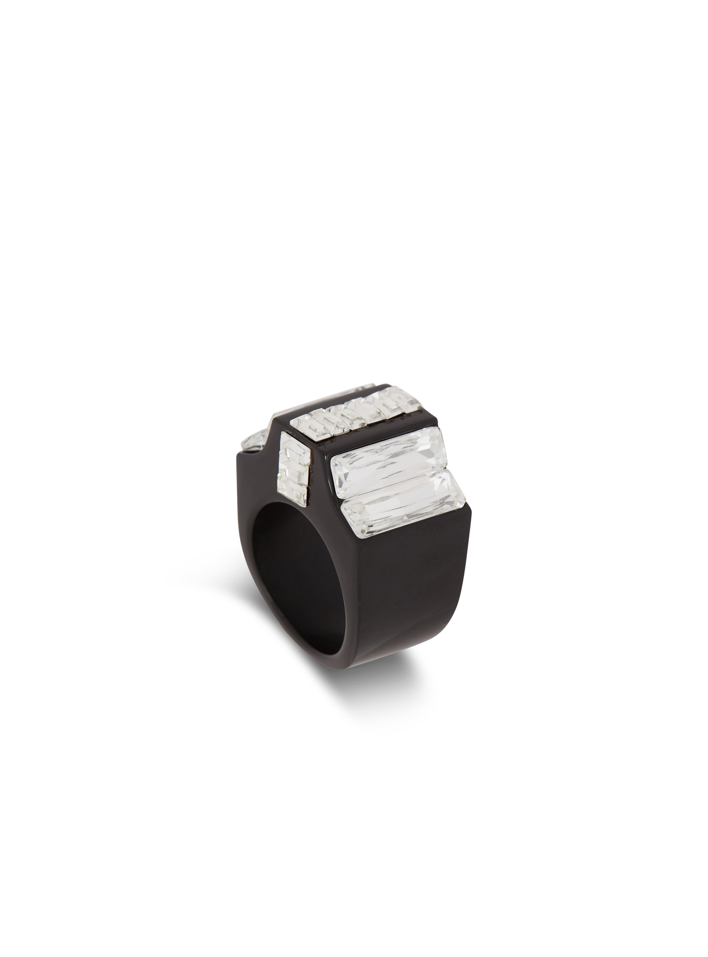 Resin and rhinestone ring - 3