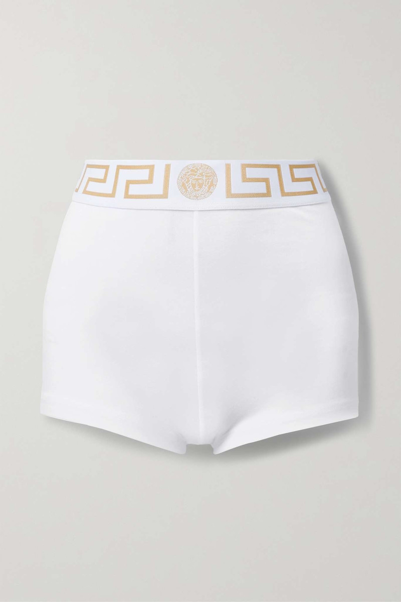 Stretch-cotton jersey boy shorts 1