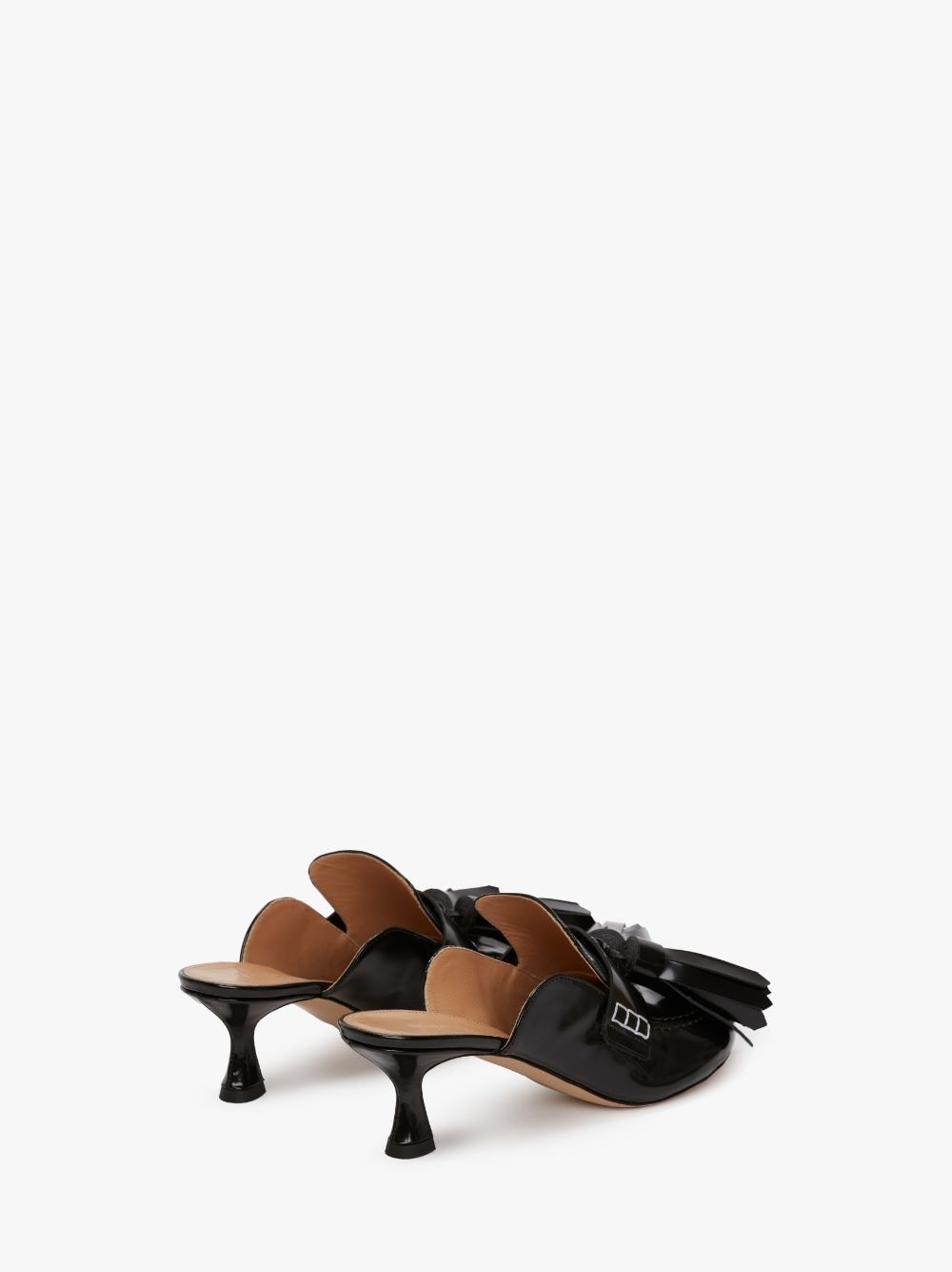 TASSEL LEATHER MULES - 3