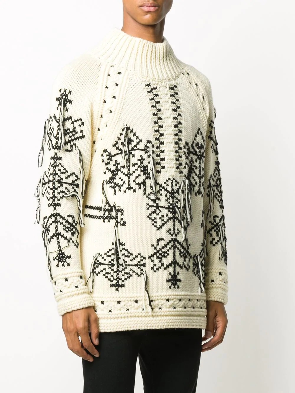 abstract pattern jumper - 3