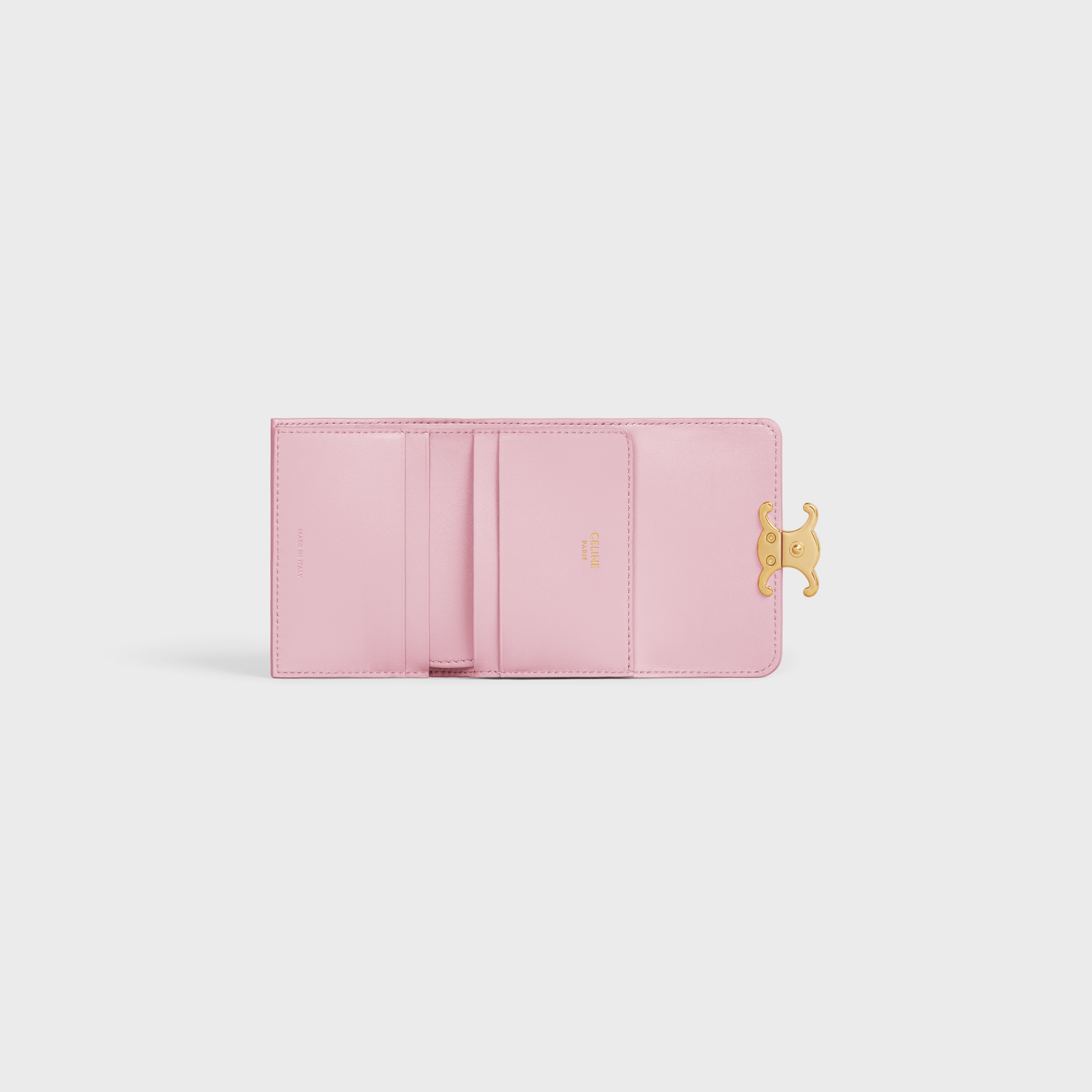 COMPACT WALLET TRIOMPHE in Shiny calfskin - 4