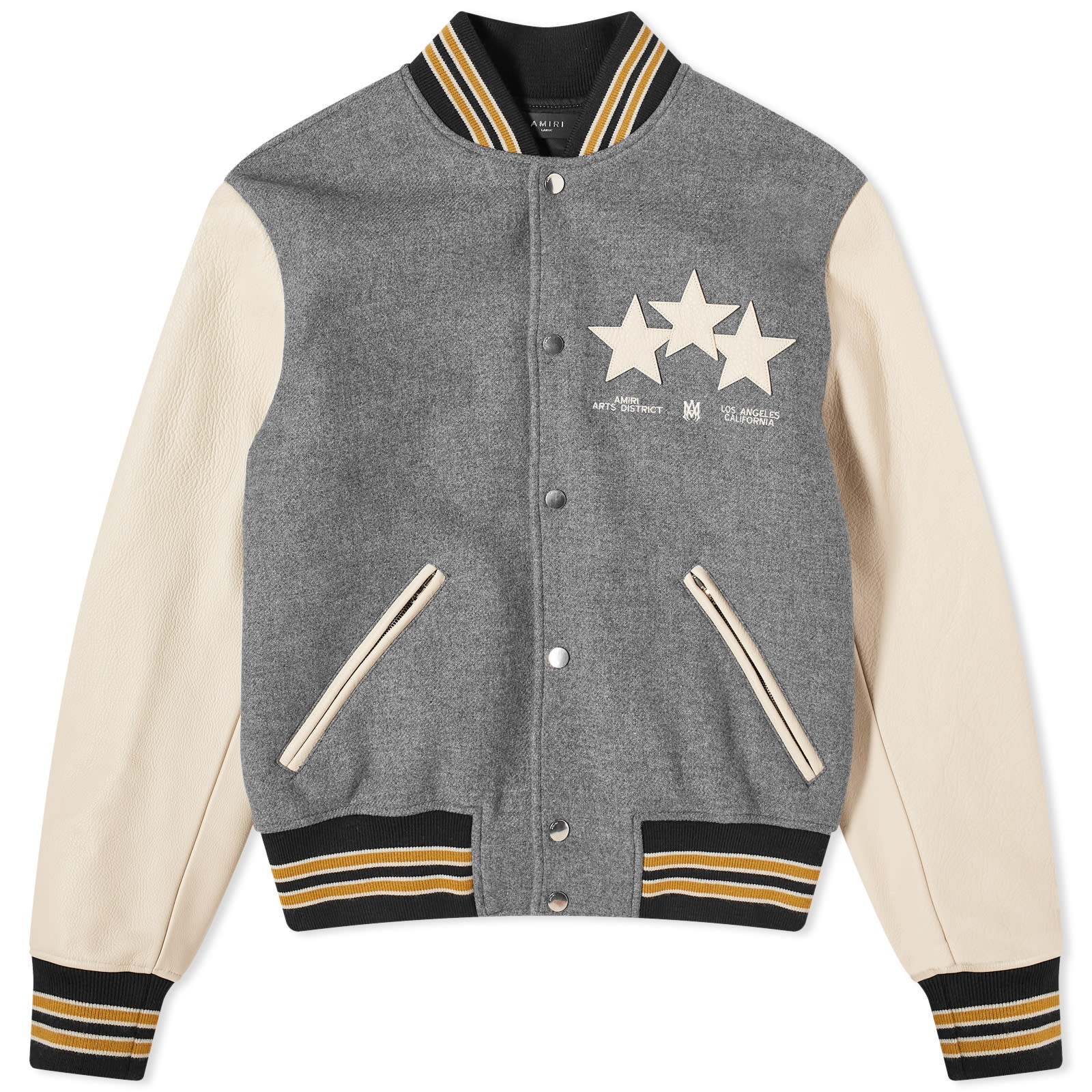 AMIRI Oversized Stars Varsity Jacket - 1