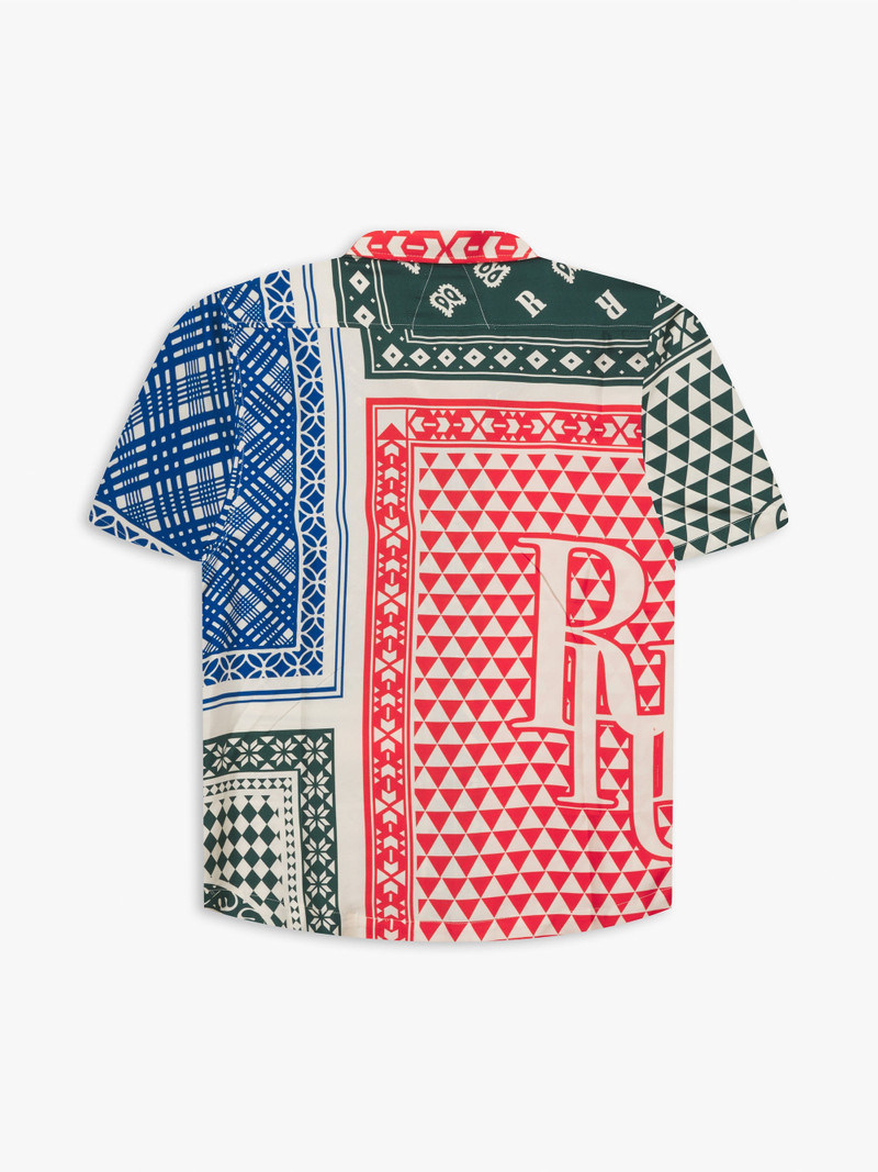 Rhude SILK CARD SS BUTTON UP outlook