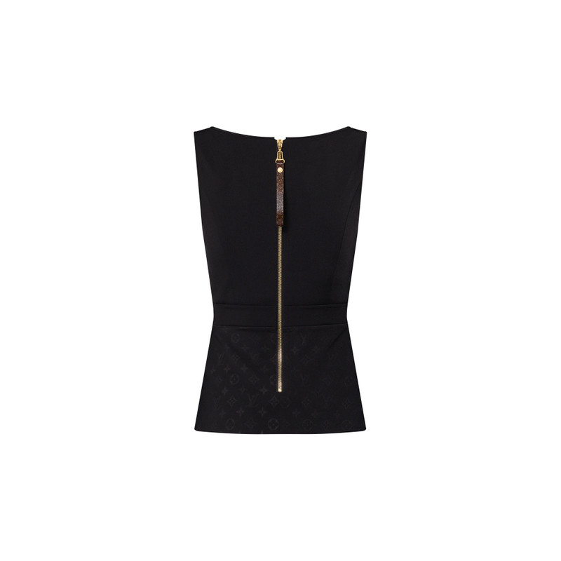 Embossed Monogram Fitted Top 3